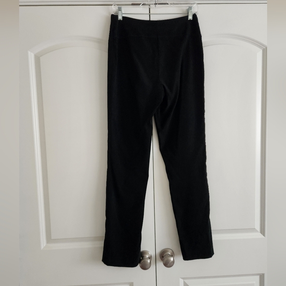 Vintage  Express Black Faux Suede Pants  Sz 5/6 - Picture 2 of 4